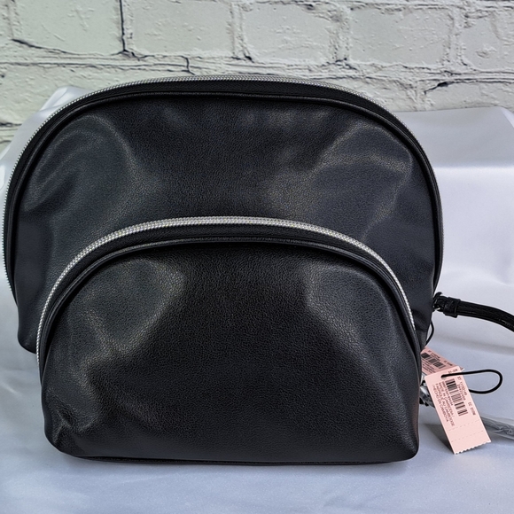 VICTORIA'S SECRET MESH LOGO 2-PIECE COSMETIC BAG SET - Picture 4 of 16